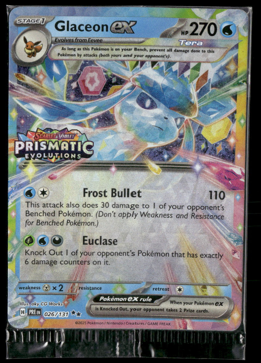 Miscellaneous Cards & Products Glaceon ex #026/131