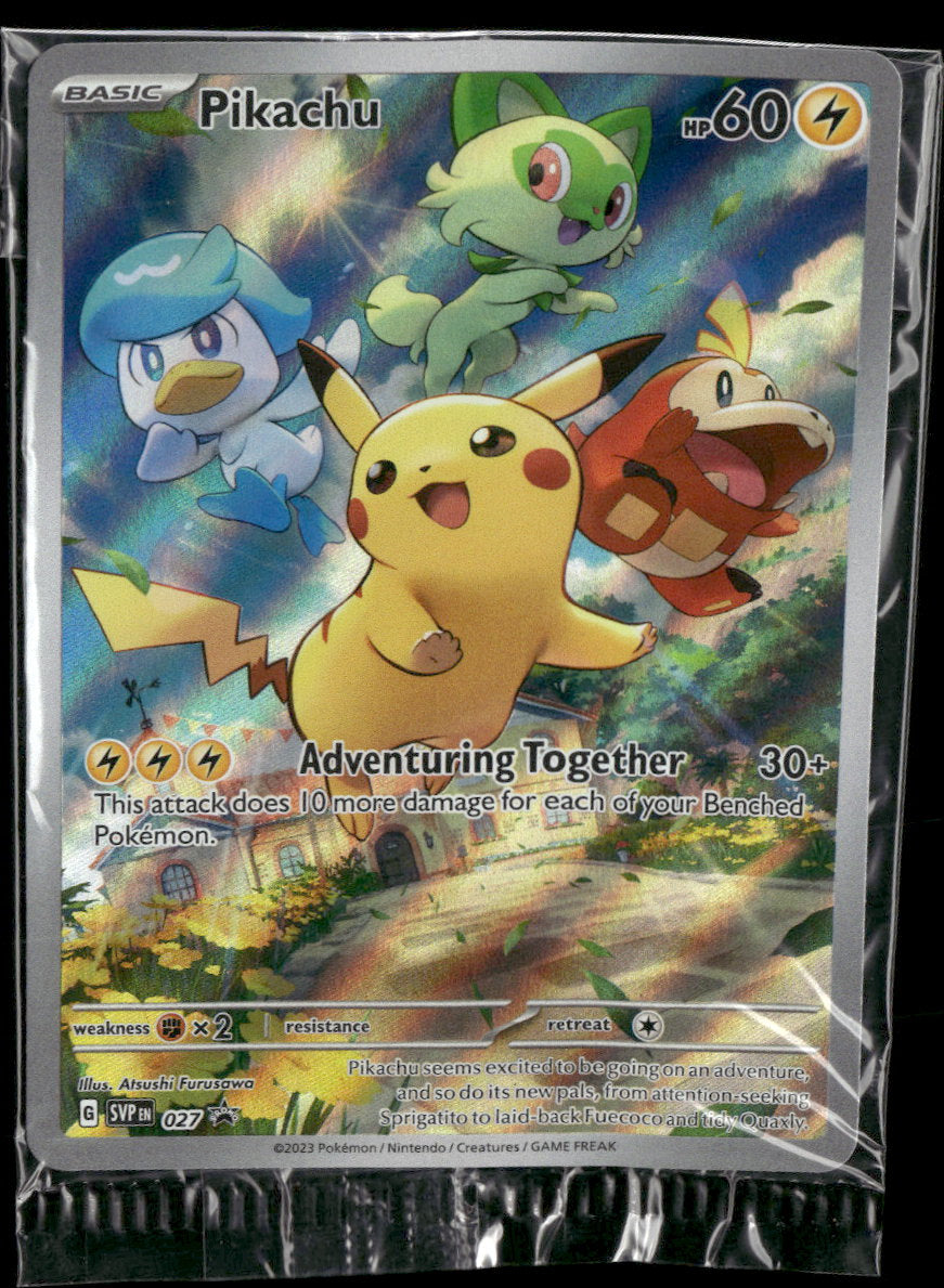 SV: Scarlet & Violet Promo Cards Pikachu #027