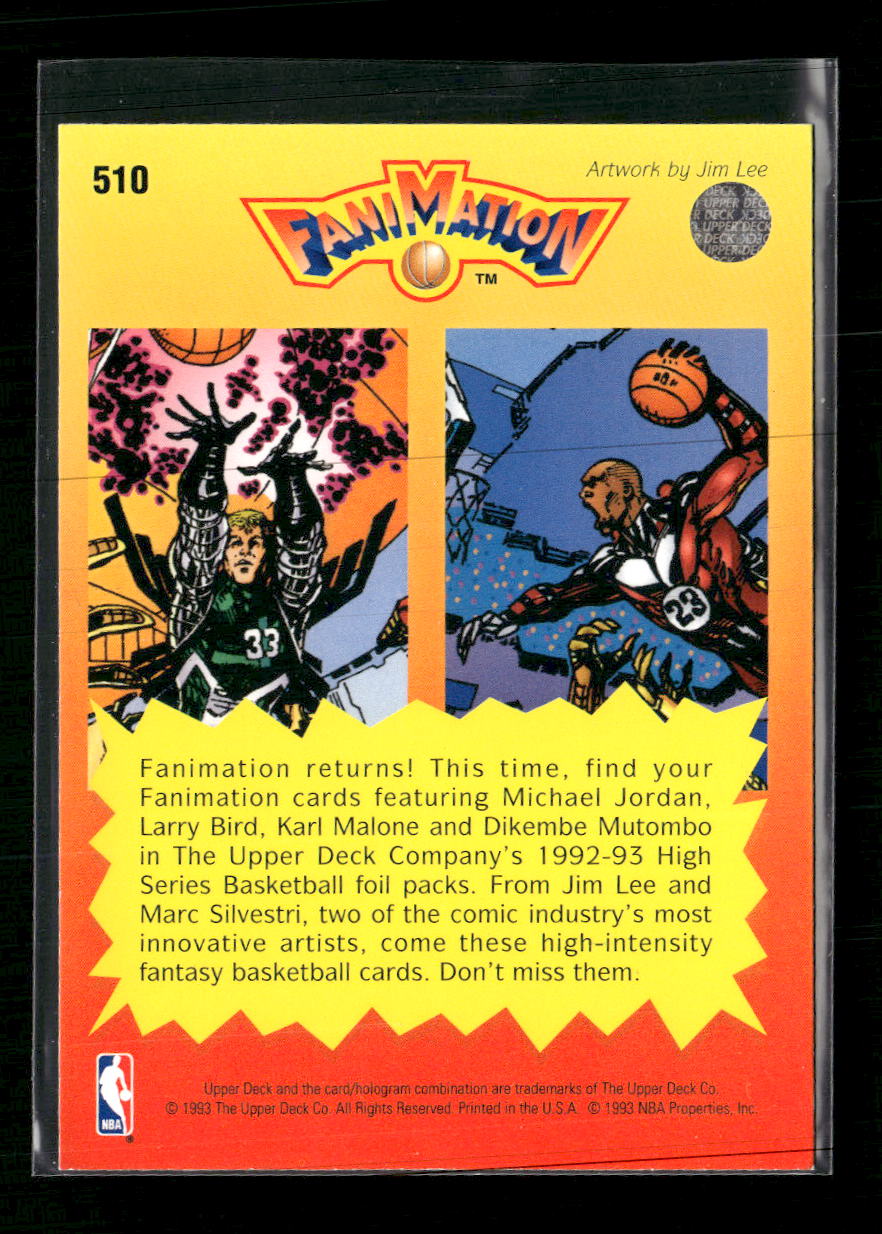 1992-93 Upper Deck Larry Bird / Michael Jordan #510