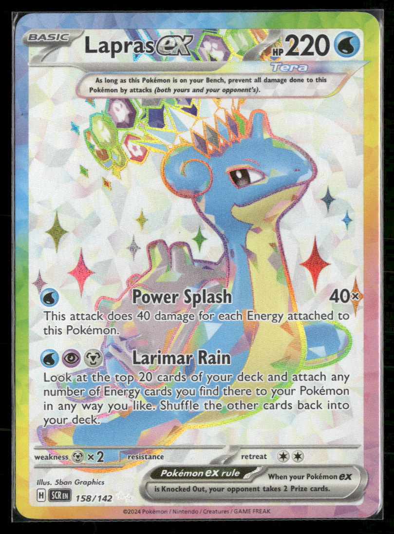 SV07: Stellar Crown Lapras ex #158/142