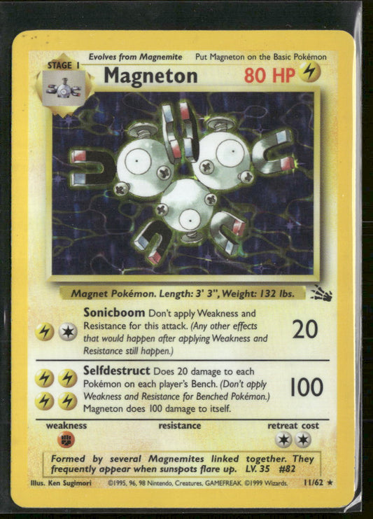 Fossil Magneton (11) #11/62 Damaged