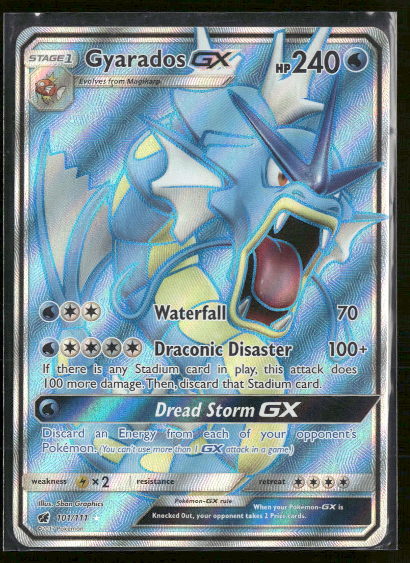 SM - Crimson Invasion Gyarados GX (Full Art) #101/111