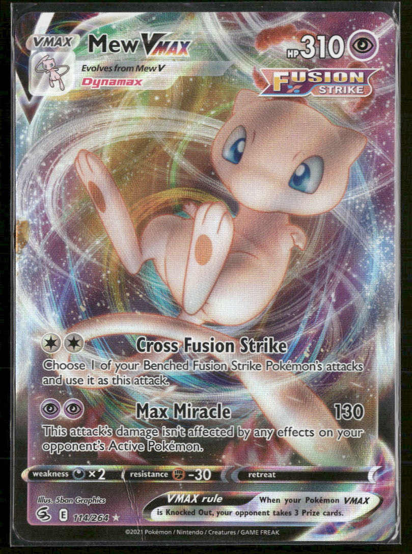 SWSH08: Fusion Strike Mew VMAX #114/264