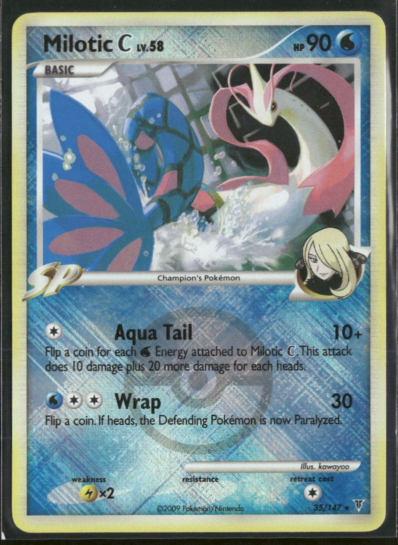 League & Championship Cards Milotic C #035/147