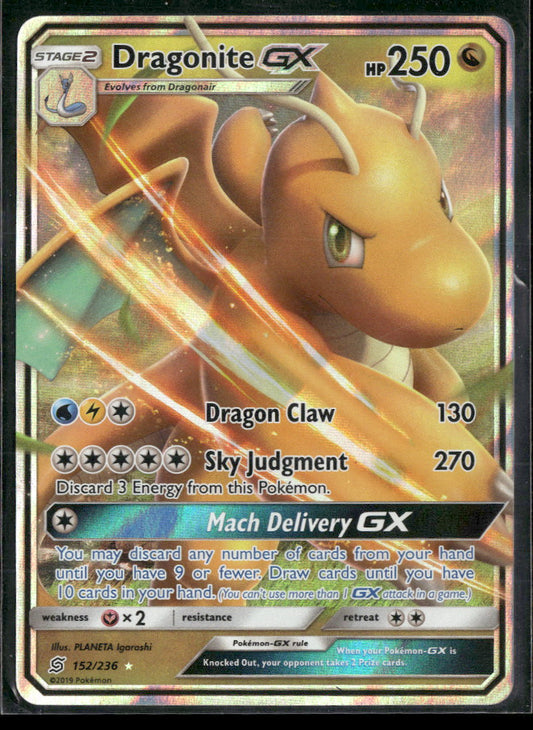 SM - Unified Minds Dragonite GX #152/236