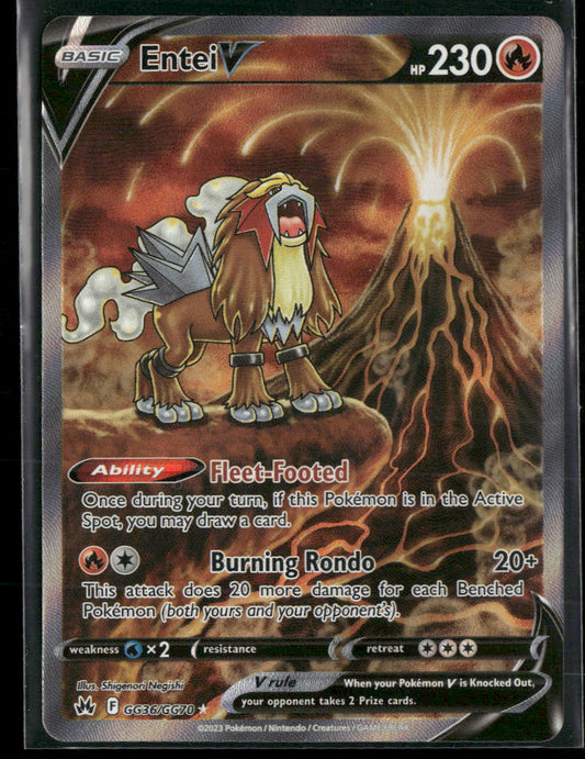 SWSH: Crown Zenith: Galarian Gallery Entei V #GG36/GG70