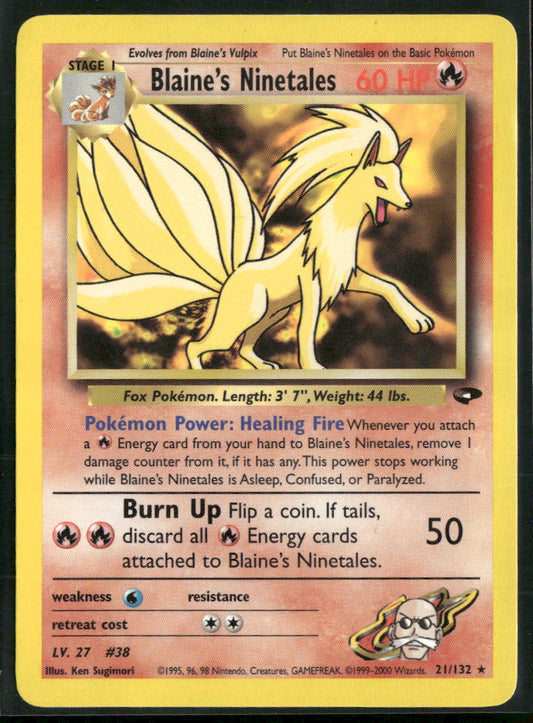 Gym Challenge Blaine's Ninetales #021/132
