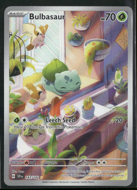 SV07: Stellar Crown Bulbasaur #143/142