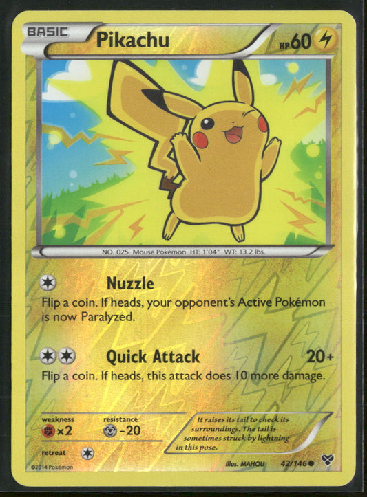 XY Base Set Pikachu #42/146