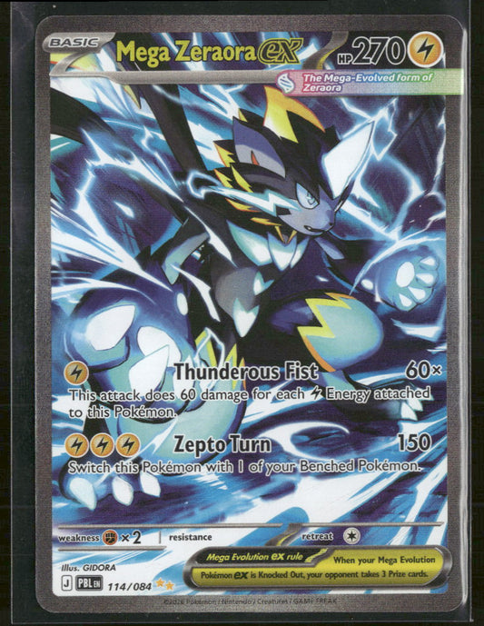 ME05: Pitch Black Mega Zeraora ex #114/084