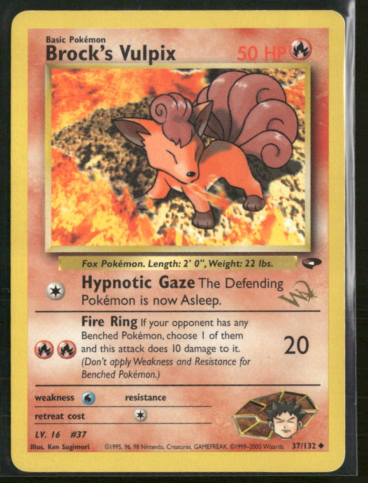 WoTC Promo Brock's Vulpix [W Stamped] #037/132