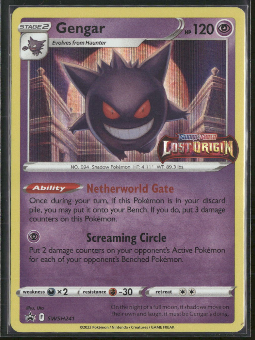 SWSH: Sword & Shield Promo Cards Gengar #SWSH241