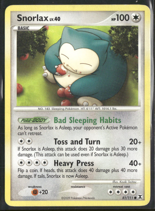 Rising Rivals Snorlax (81) #81/111
