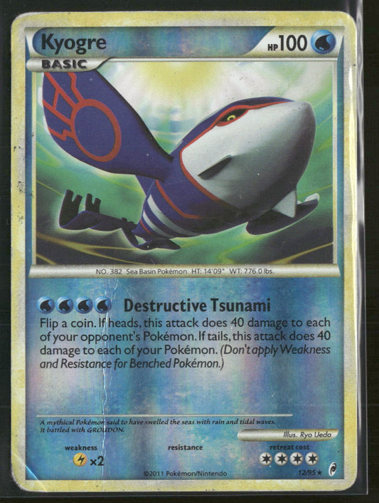 Call of Legends Kyogre #12/95 Damaged