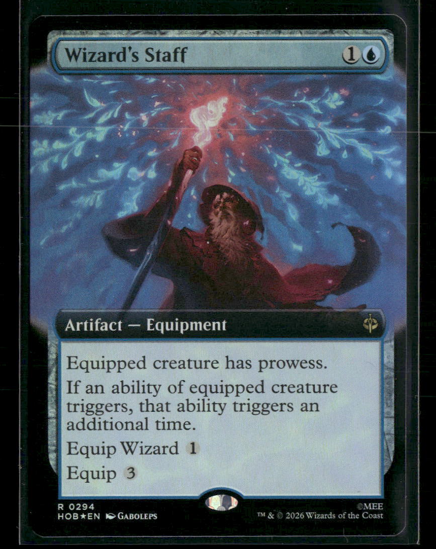The Hobbit Wizard's Staff (Extended Art) Foil #294