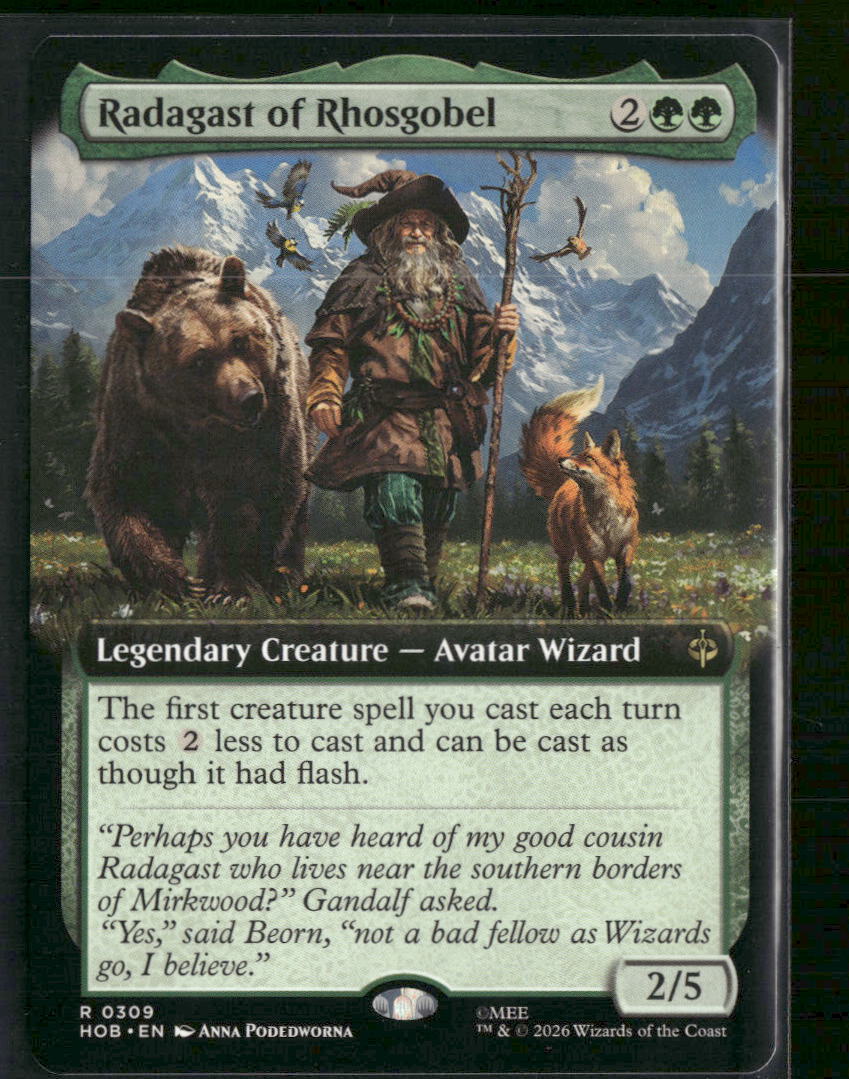 The Hobbit Radagast of Rhosgobel (Extended Art) #309