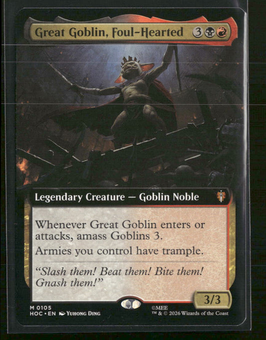 The Hobbit: Eternal-Legal Great Goblin, Foul-Hearted (Extended Art) #105