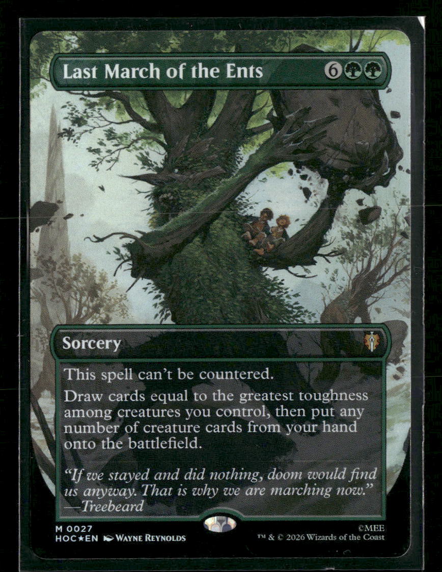 The Hobbit: Eternal-Legal Last March of the Ents (Borderless) Foil #27