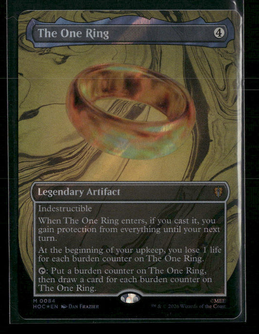 The Hobbit: Eternal-Legal The One Ring (Borderless) (Surge Foil) #84