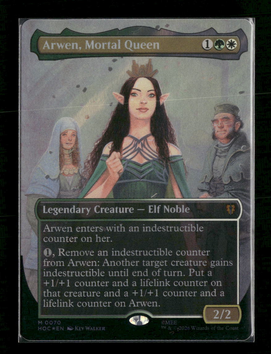 The Hobbit: Eternal-Legal Arwen, Mortal Queen (Borderless) (Surge Foil) #70