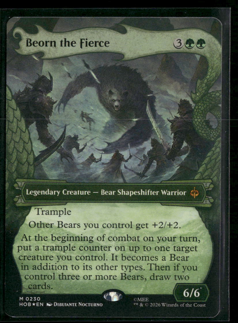 The Hobbit Beorn the Fierce (Showcase) Foil #230