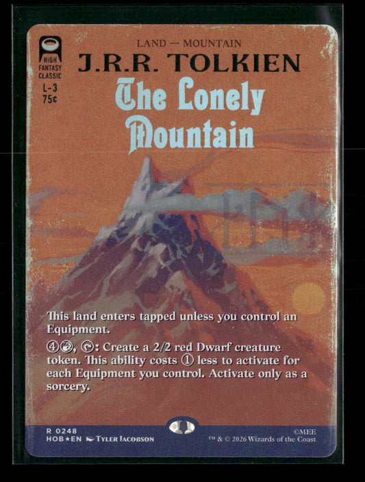 The Hobbit The Lonely Mountain (Borderless) Foil #248