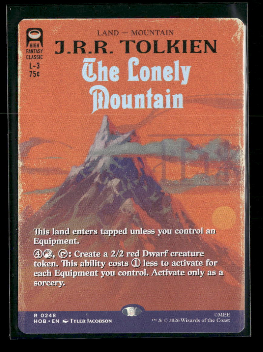 The Hobbit The Lonely Mountain (Borderless) #248