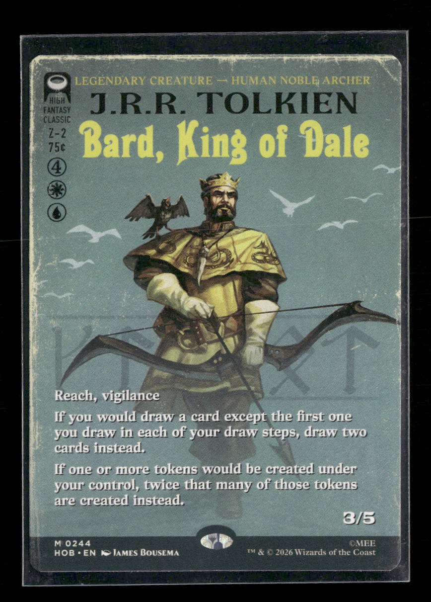 The Hobbit Bard, King of Dale (Borderless) #244