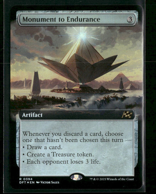 Aetherdrift Monument to Endurance (Extended Art) Foil #394