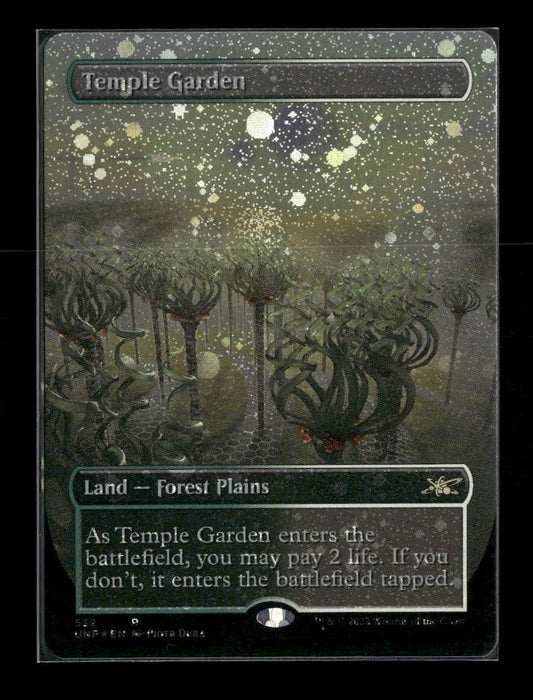 Unfinity Temple Garden (Borderless) (Galaxy Foil) #532
