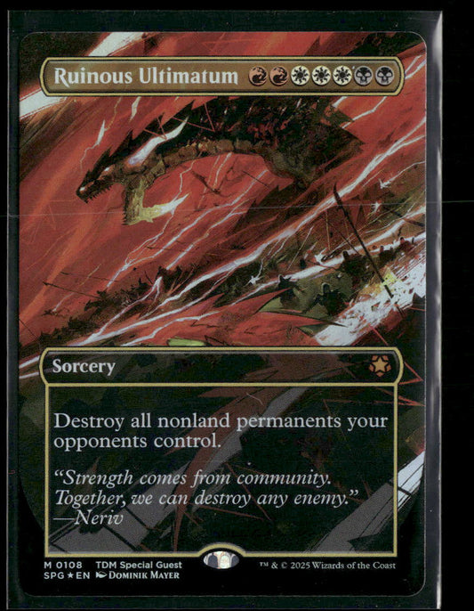 Special Guests Ruinous Ultimatum (Borderless) Foil #108