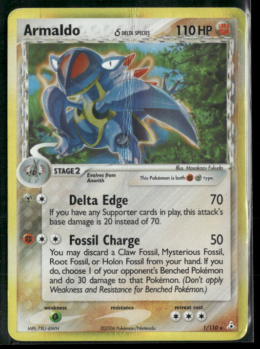 Holon Phantoms Armaldo (Delta Species) #1/110 Damaged