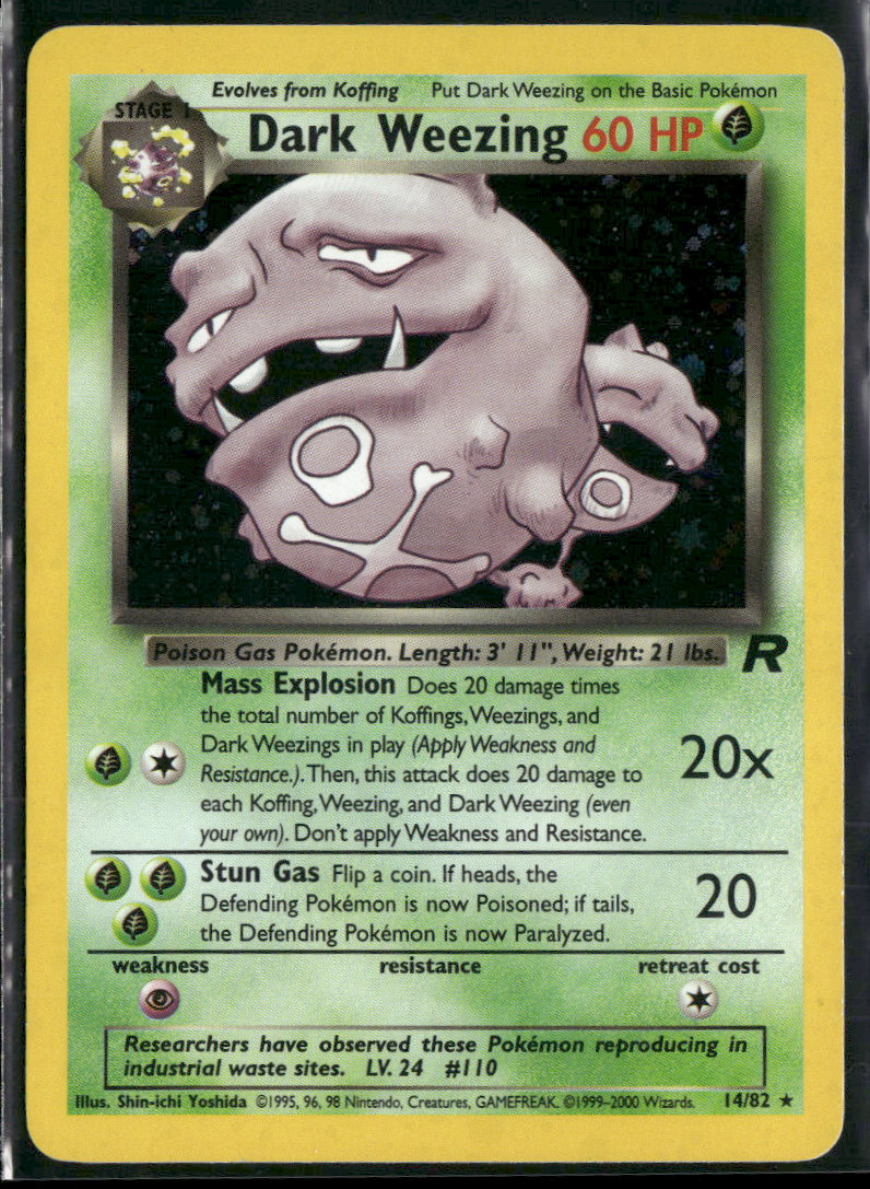 Team Rocket Dark Weezing (31) #31/82