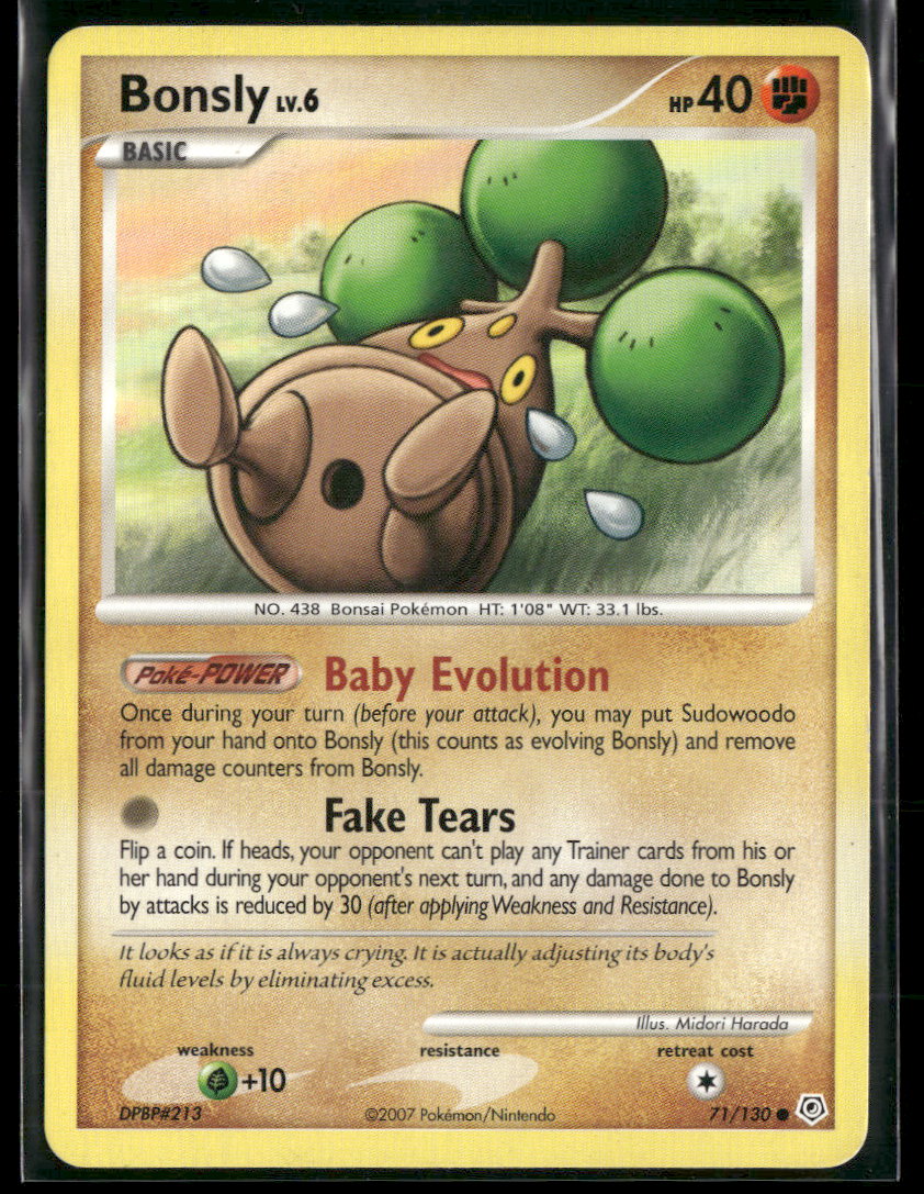 Diamond and Pearl Bonsly #71/130
