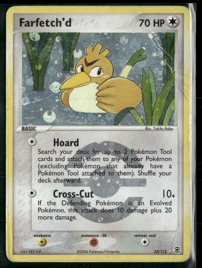 EX FireRed & LeafGreen Farfetch'd #23/112 Damaged