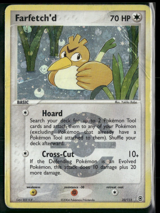 EX FireRed & LeafGreen Farfetch'd #23/112 Damaged