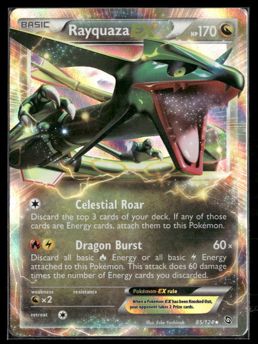Dragons Exalted Rayquaza EX #85/124