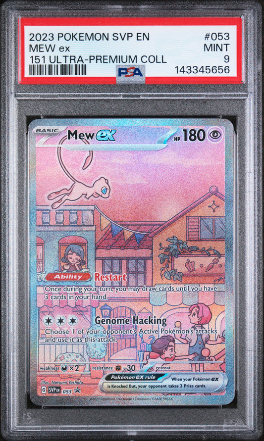 2023 Pokemon Svp En-Sv Black Star Promo 151 Ultra-Premium Coll Mew Ex 9 PSA #053
