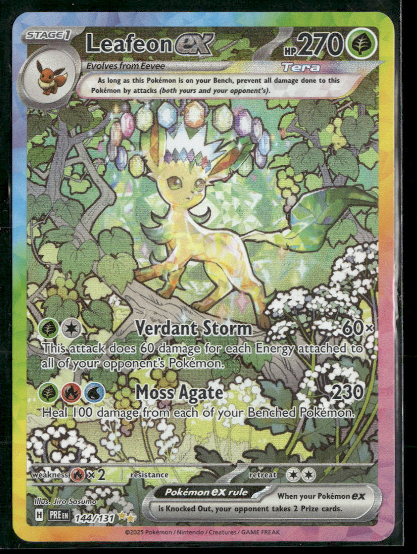 SV: Prismatic Evolutions Leafeon ex #144/131