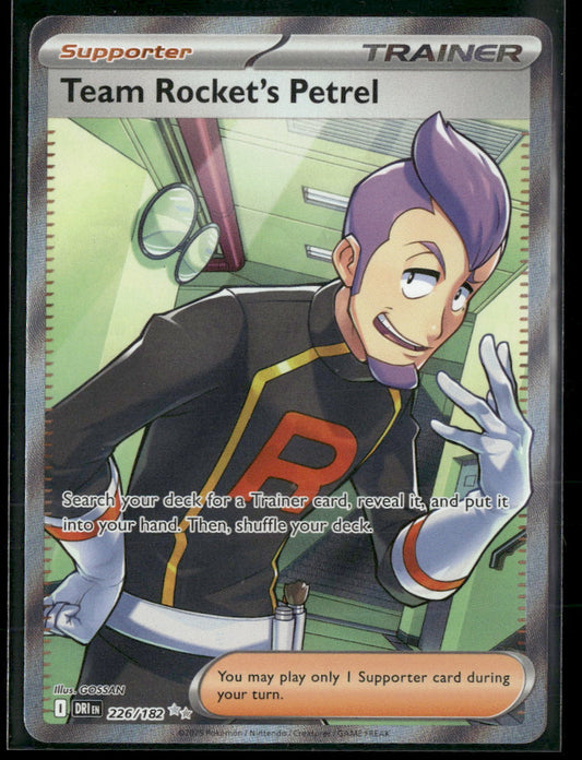 SV10: Destined Rivals Team Rocket's Petrel #226/182