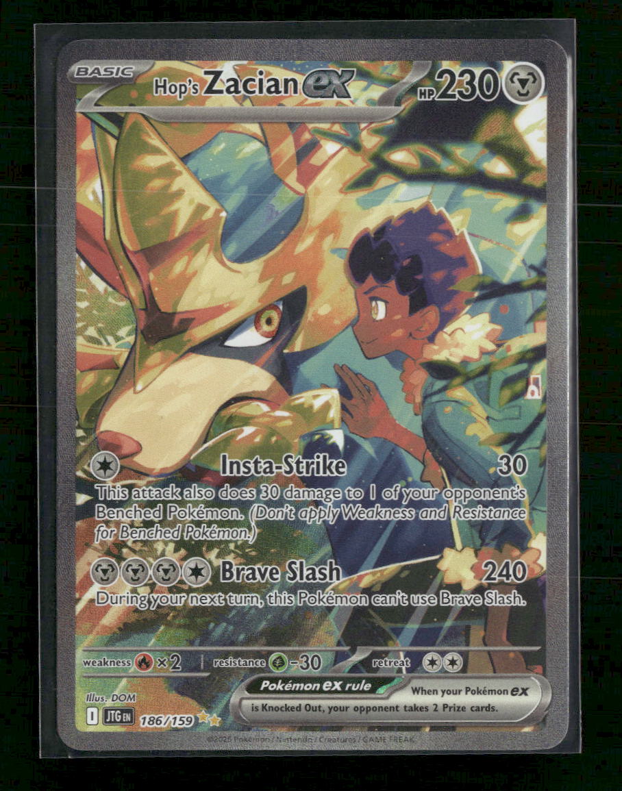 SV09: Journey Together Hop's Zacian ex #186/159
