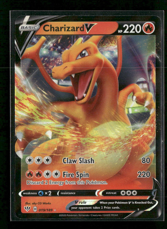 SWSH03: Darkness Ablaze Charizard V #019/189
