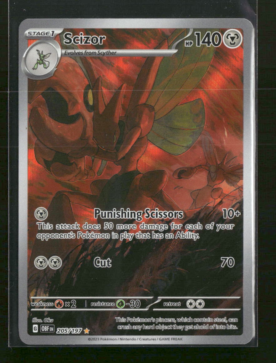 SV03: Obsidian Flames Scizor #205/197