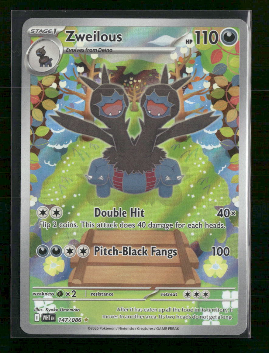2025 Pokémon Scarlet & Violet - White Flare Zweilous #147