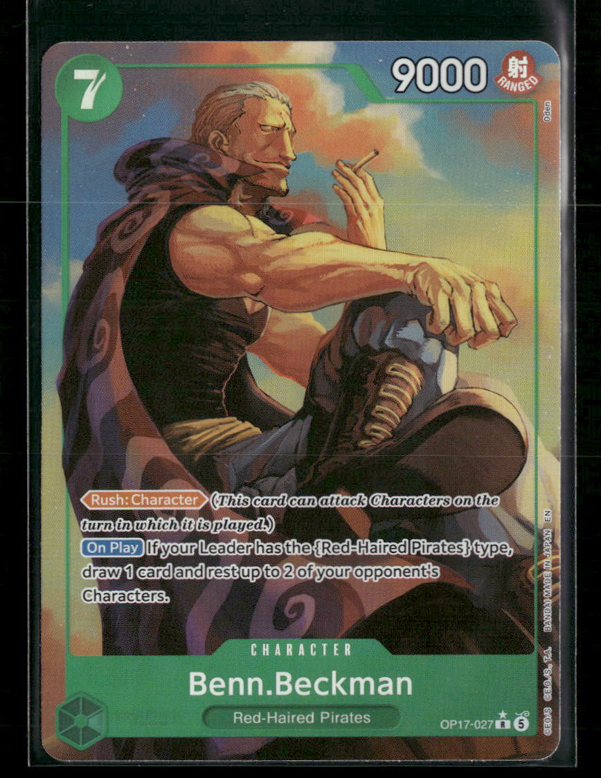 The World's Strongest Warriors Benn.Beckman (Alternate Art) #OP17-027