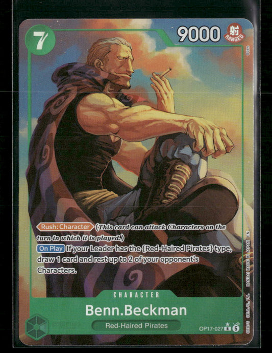 The World's Strongest Warriors Benn.Beckman (Alternate Art) #OP17-027