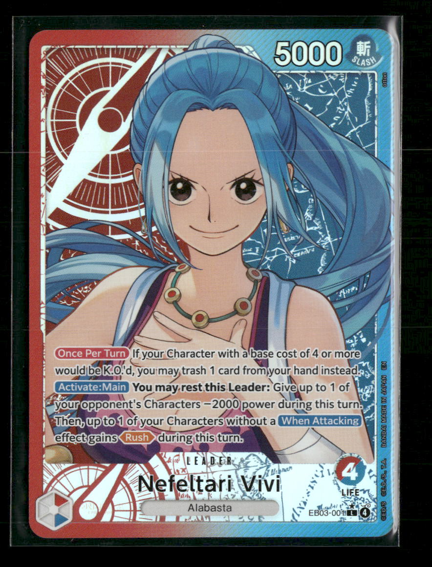One Piece Heroines Edition Nefeltari Vivi (001) (Alternate Art) #EB03-001