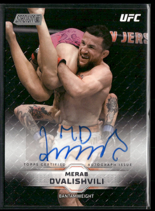 2026 Stadium Club UFC Base Autographs Merab Dvalishvili AU #BAV-MDI