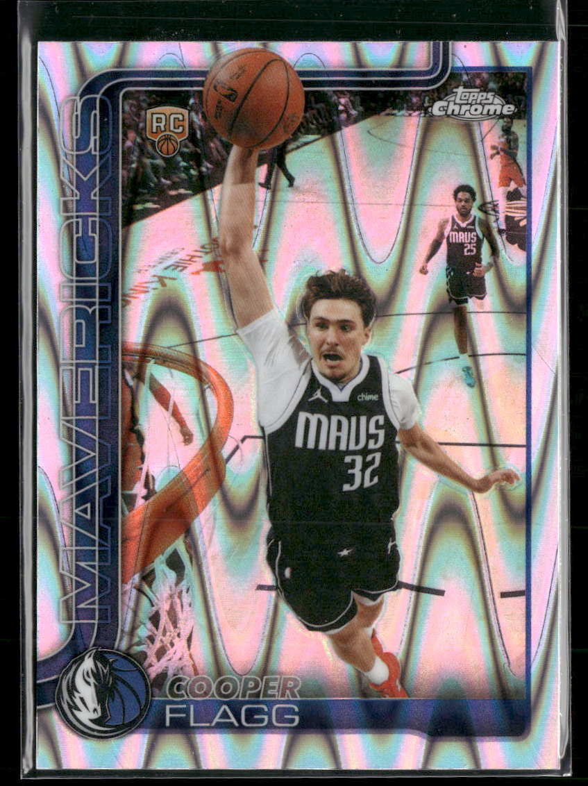 2025-26 Topps Chrome Update RayWave Refractor Cooper Flagg RC #151