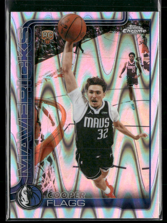 2025-26 Topps Chrome Update RayWave Refractor Cooper Flagg RC #151